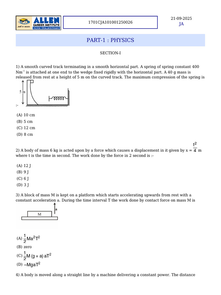 Solutions for Trigonometric Equation | PDF | Force | Acceleration
