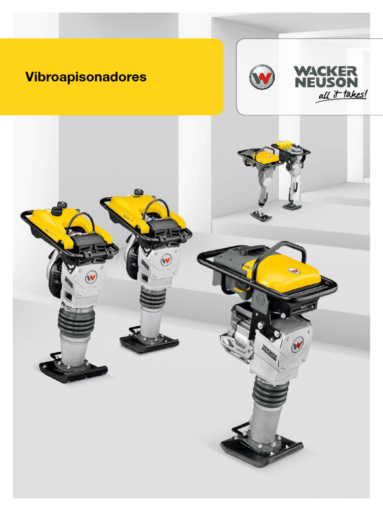 Vibroapisonadores Wacker Neuson BS60-4 | PDF