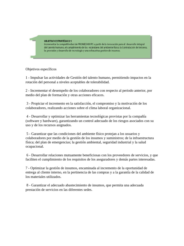 Para Establecer Comnpetencias Estrategicas | PDF