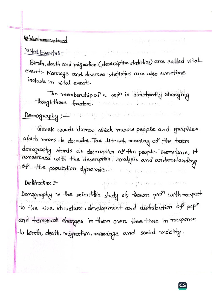 Demography | PDF