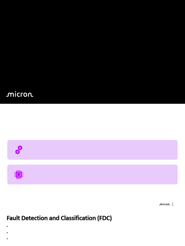 FDC and R2R Control in Semiconductor Manufacturing | PDF | Sensor ...