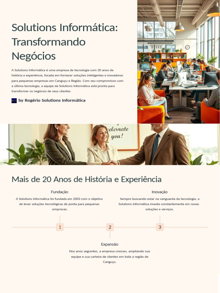 Solutions Informatica Transformando Negocios | PDF | Inovação ...