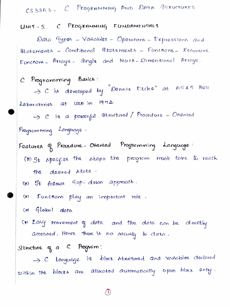 C Function Declaration and Syntax Guide | PDF