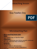 Guy Fawkes Micro Teaching Lesson