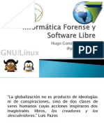 Infomática Forense y Software Libre