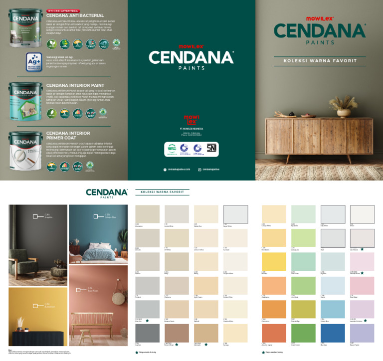Colour Card CENDANA Readymixed 2021 Copy | PDF