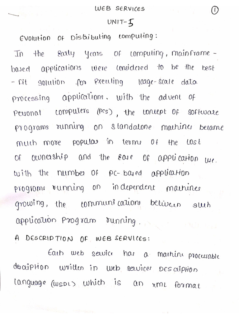 WS Unit 5 | PDF