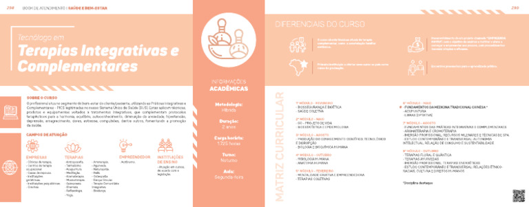 Tecnólogo em Terapias Integrativas e Complementares | PDF