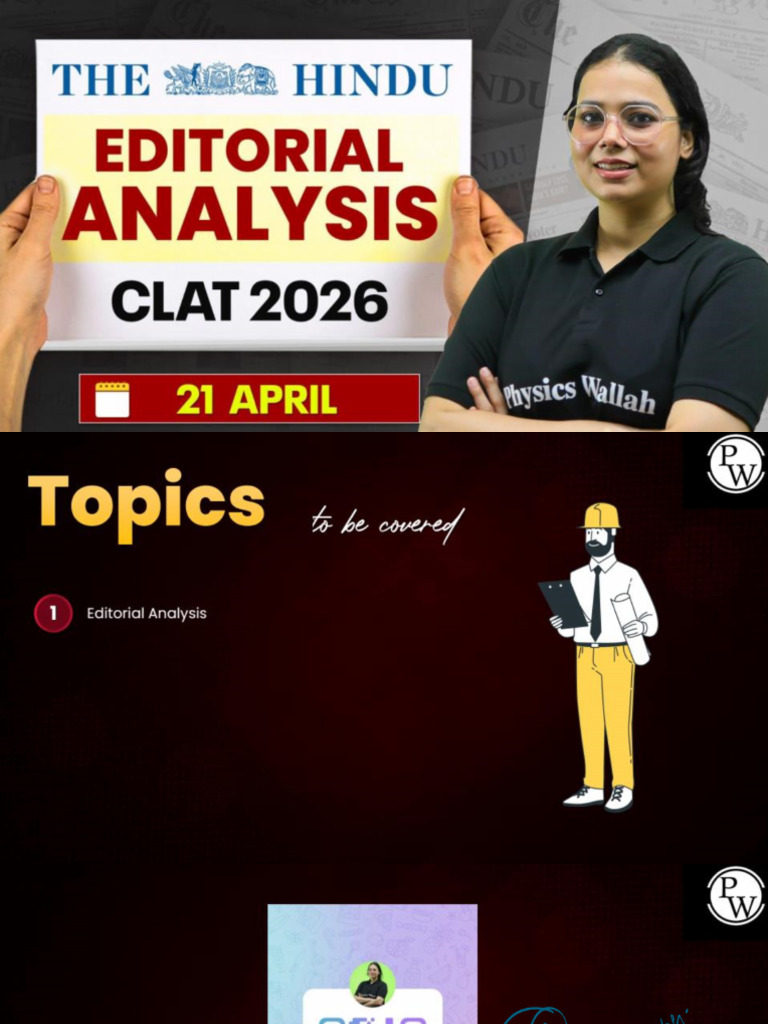 Editorial Analysis 21 April | PDF