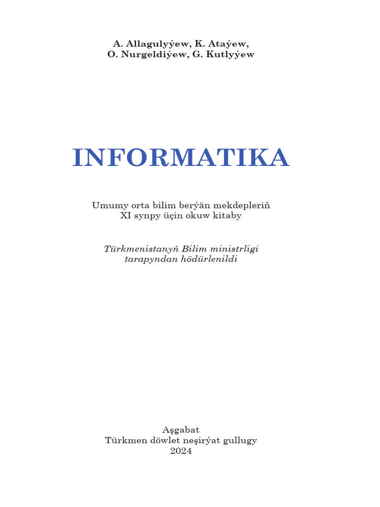 Informatika 11 | PDF