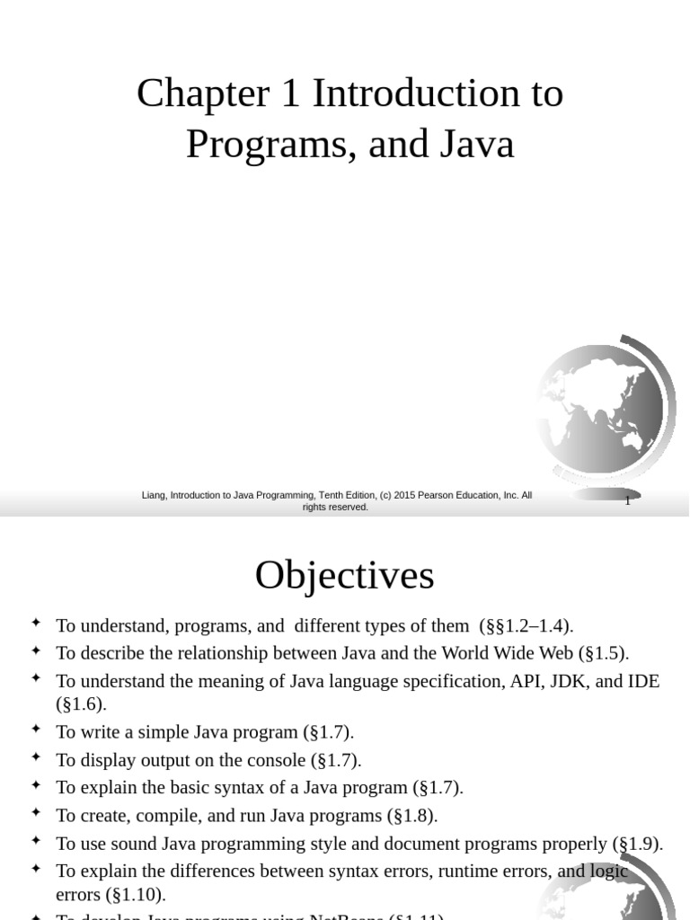 Introduction to Java Programming Basics | PDF | Java (Programming ...
