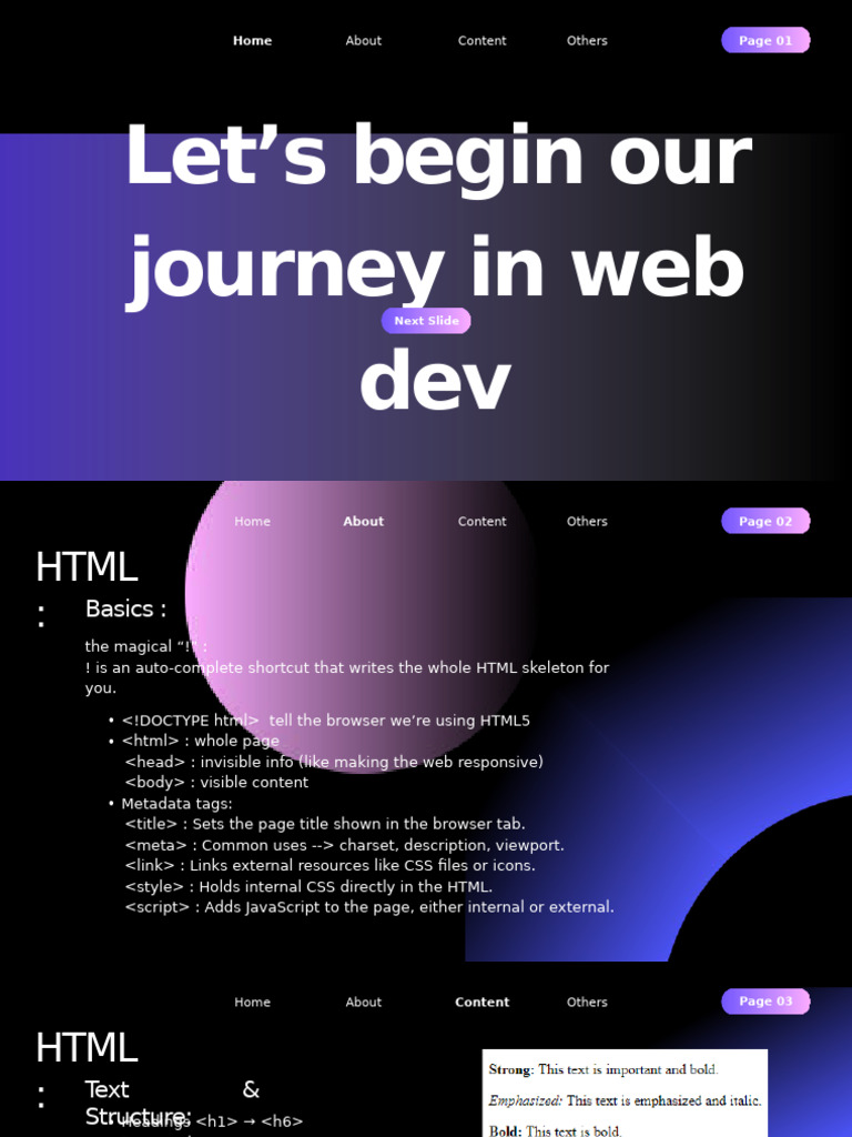 HTML Basics for Web Development Guide | PDF | Html | World Wide Web ...