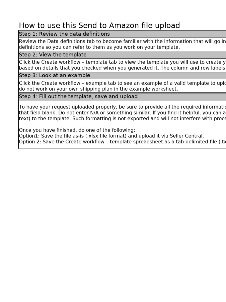Amazon File Upload Guide | PDF | Computer Programming | Computing