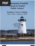 BFCCPS Summer Course Catalog 2012