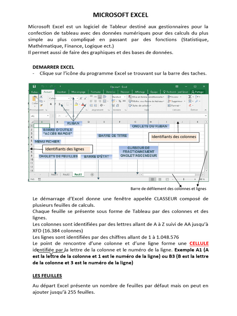 Guide complet sur Microsoft Excel | PDF | Microsoft Excel | Logiciel