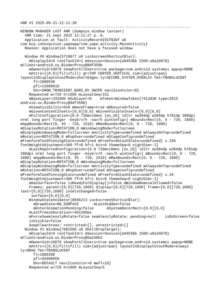 ANR Report: YapeApp Focus Issue | PDF | Embedded Linux Distributions ...