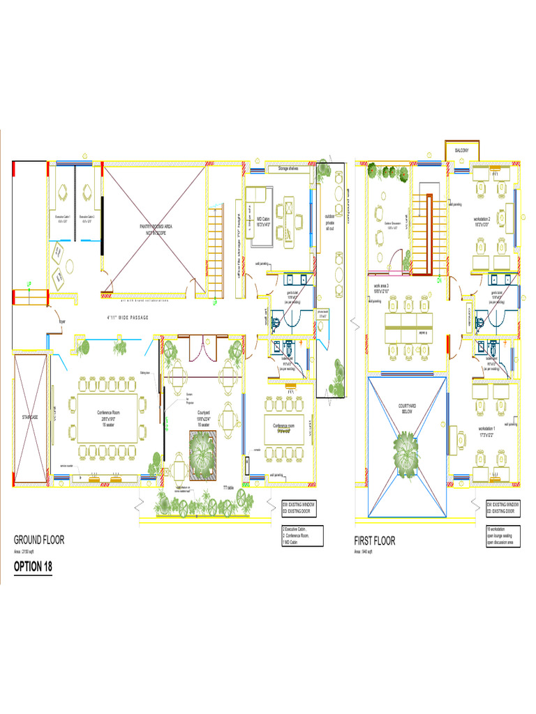 Office Layout and Design Specifications | PDF | Architectural Elements ...