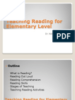 Teaching Reading For Elementary Level