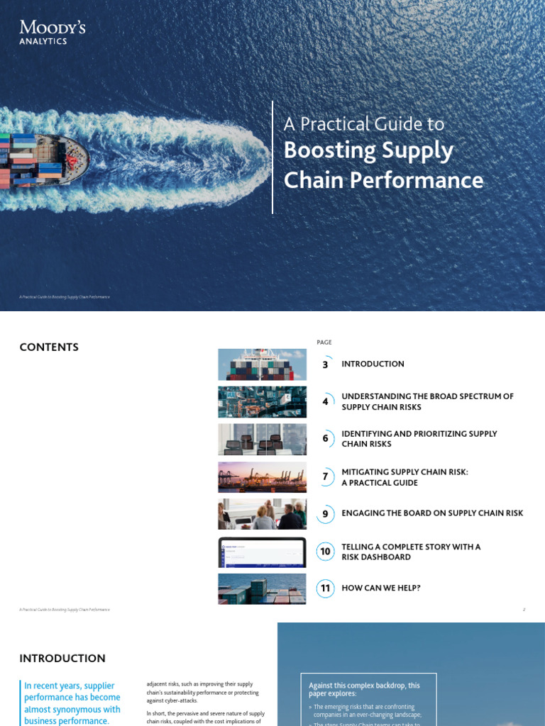 Enhance Supply Chain Resilience Guide | PDF | Supply Chain | Risk