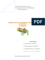 3er Ensayo Organización de La Administración Pública Venezolana