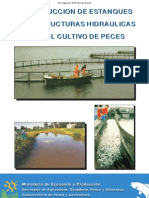 Construcción de estanques y estructuras hidráulicas para el cultivo de peces