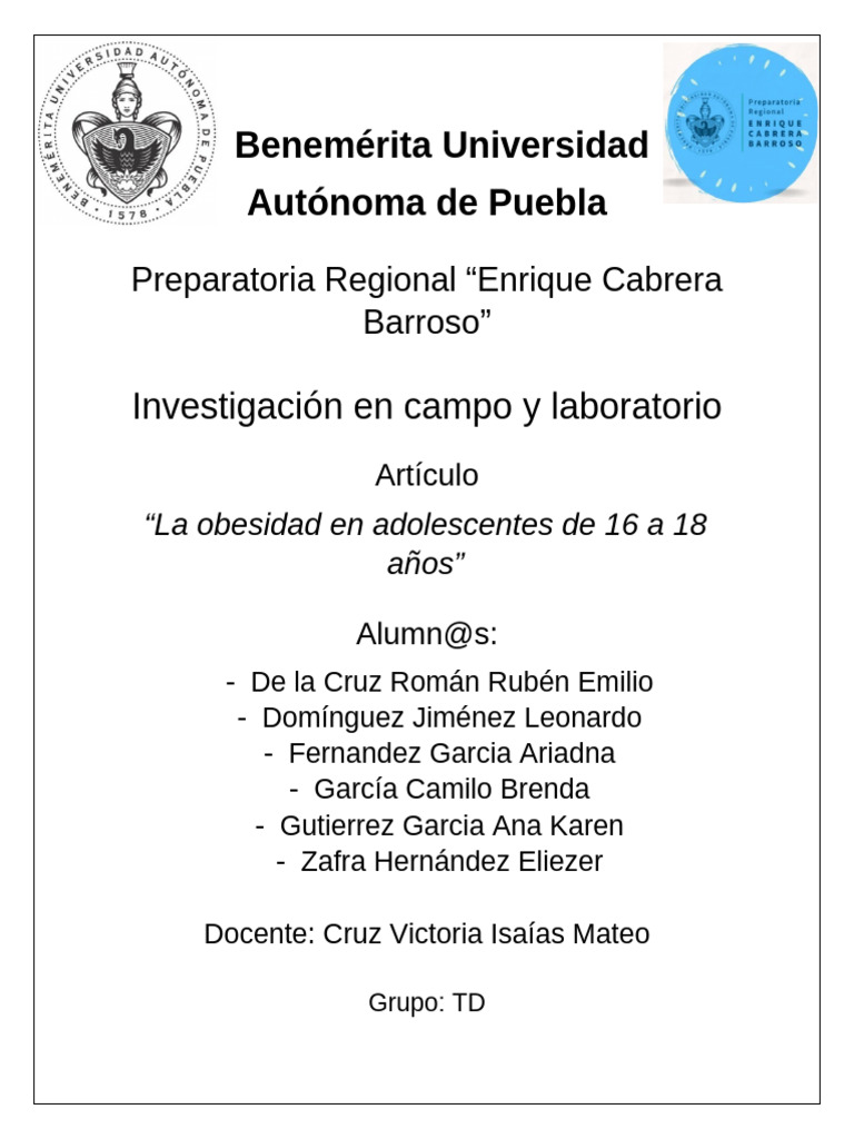 Obesidad Artículo | PDF | Obesidad | Exceso de peso
