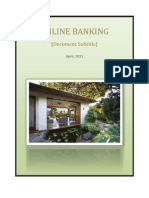 Project Report On Online Banking