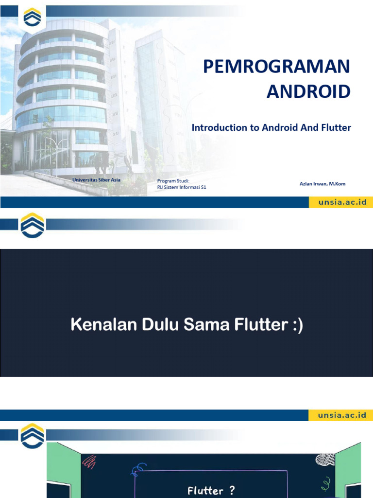 Android and Flutter Programming Guide | PDF