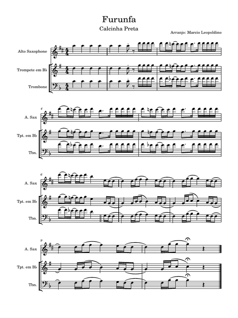 Furunfa - Metais | PDF | Saxophone | Aerophones