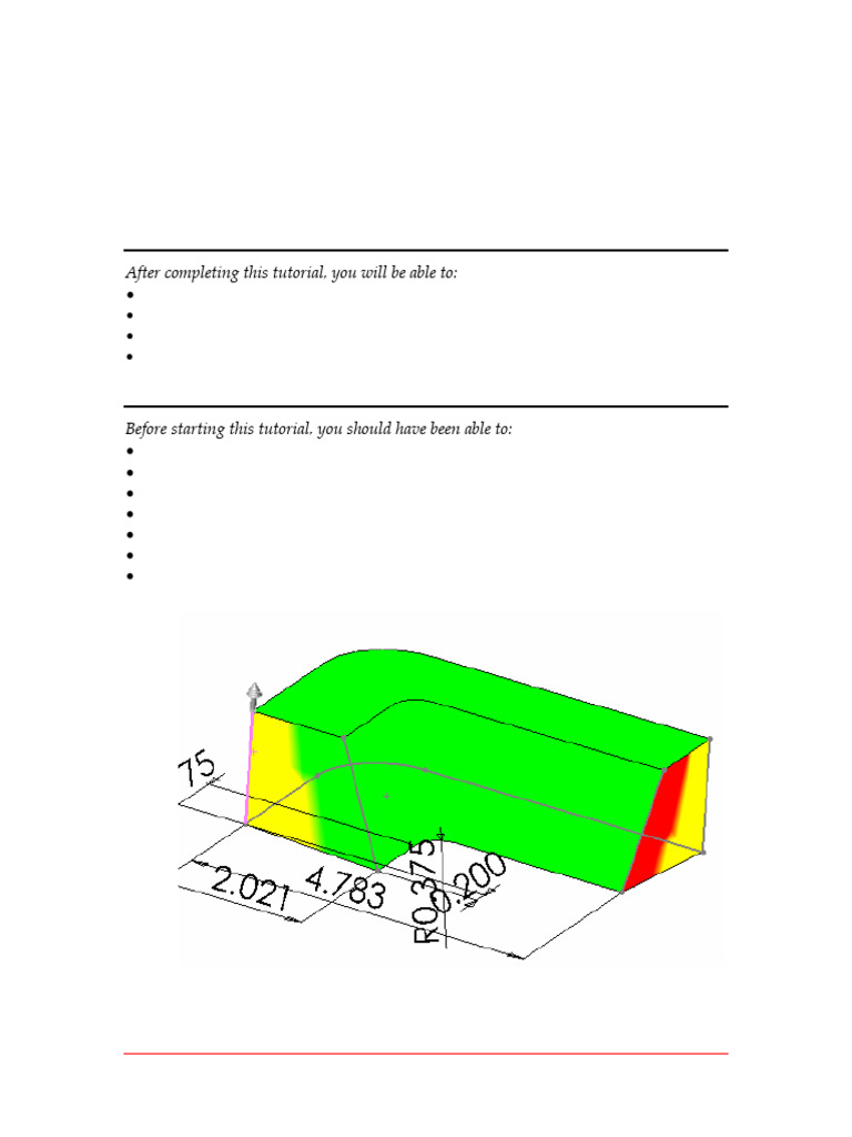 Lofted Surfaces in SolidWorks Tutorial | PDF | Geometry