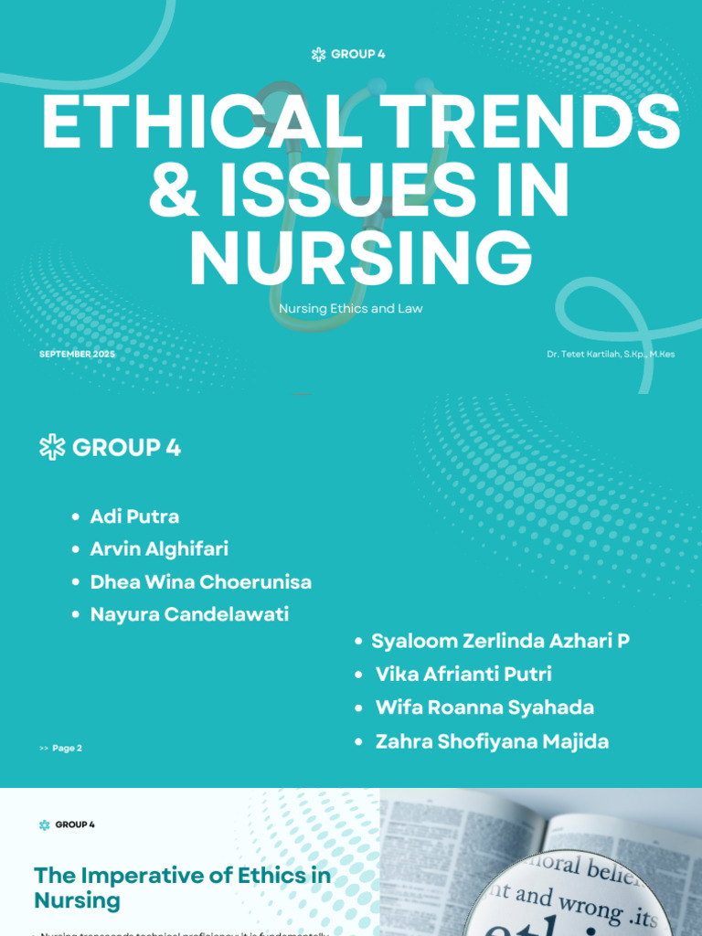 Ethical Trends in Nursing Practice | PDF | Medical Ethics | Autonomy