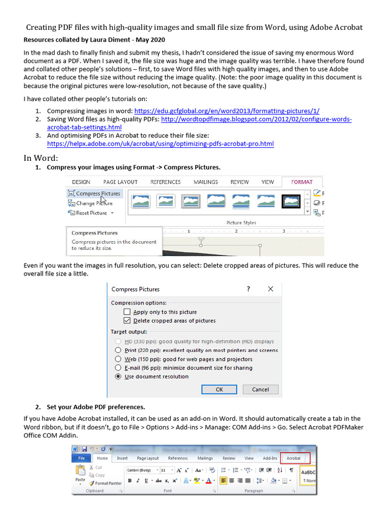 High-Quality PDF Creation Guide | PDF | Digital Technology | Computing