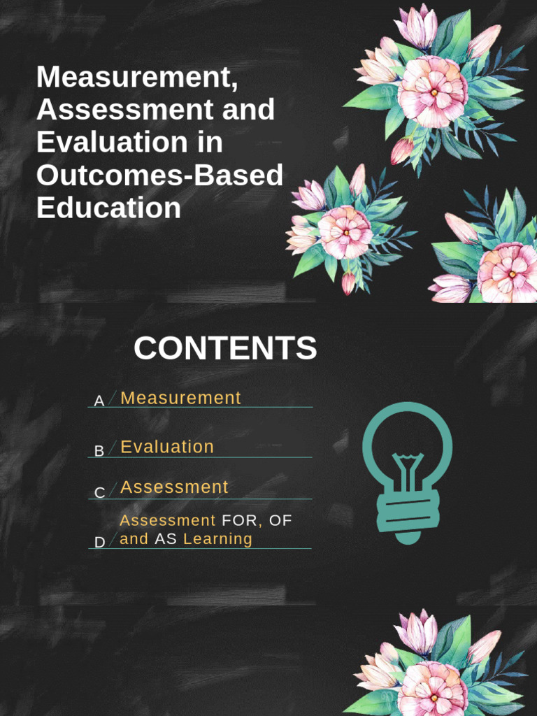 Outcomes-Based Education Assessment Guide | PDF | Educational ...