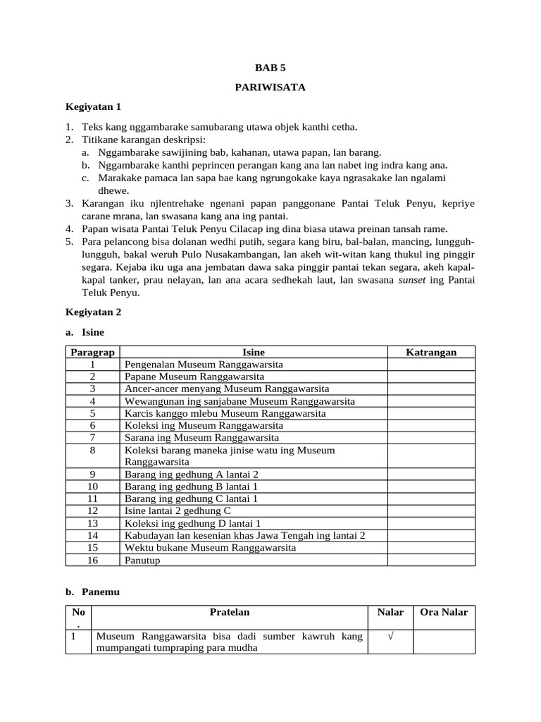 Bab 5 | PDF
