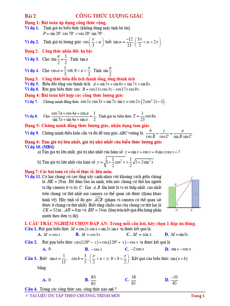 Công TH C Lư NG Giác | PDF