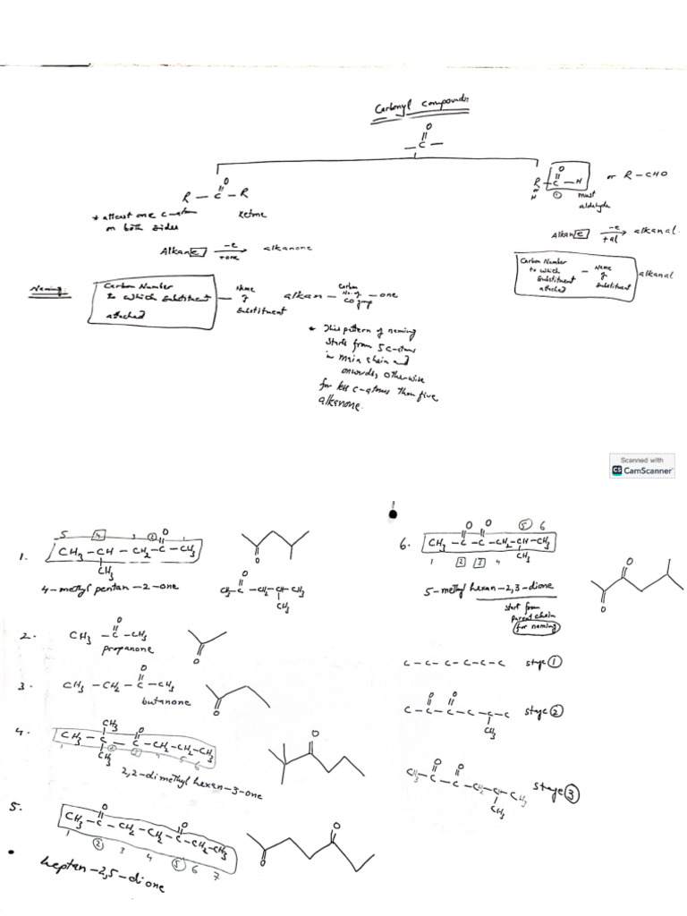 Carbonyl Compounds | PDF