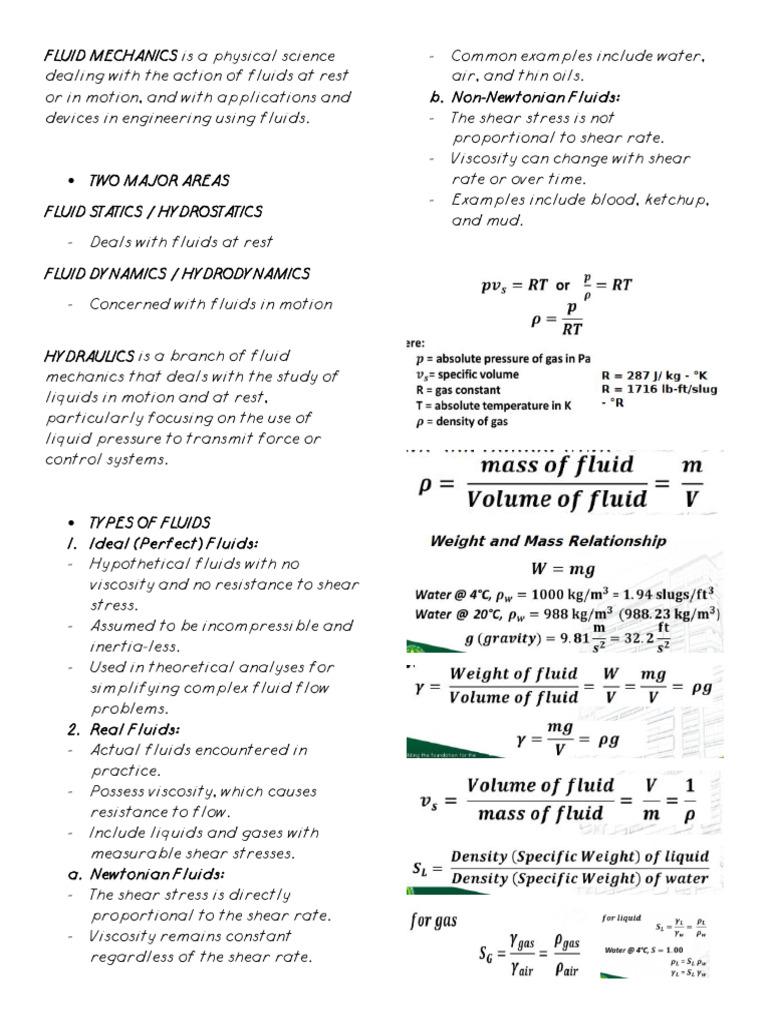 Fluid Mechanics | PDF