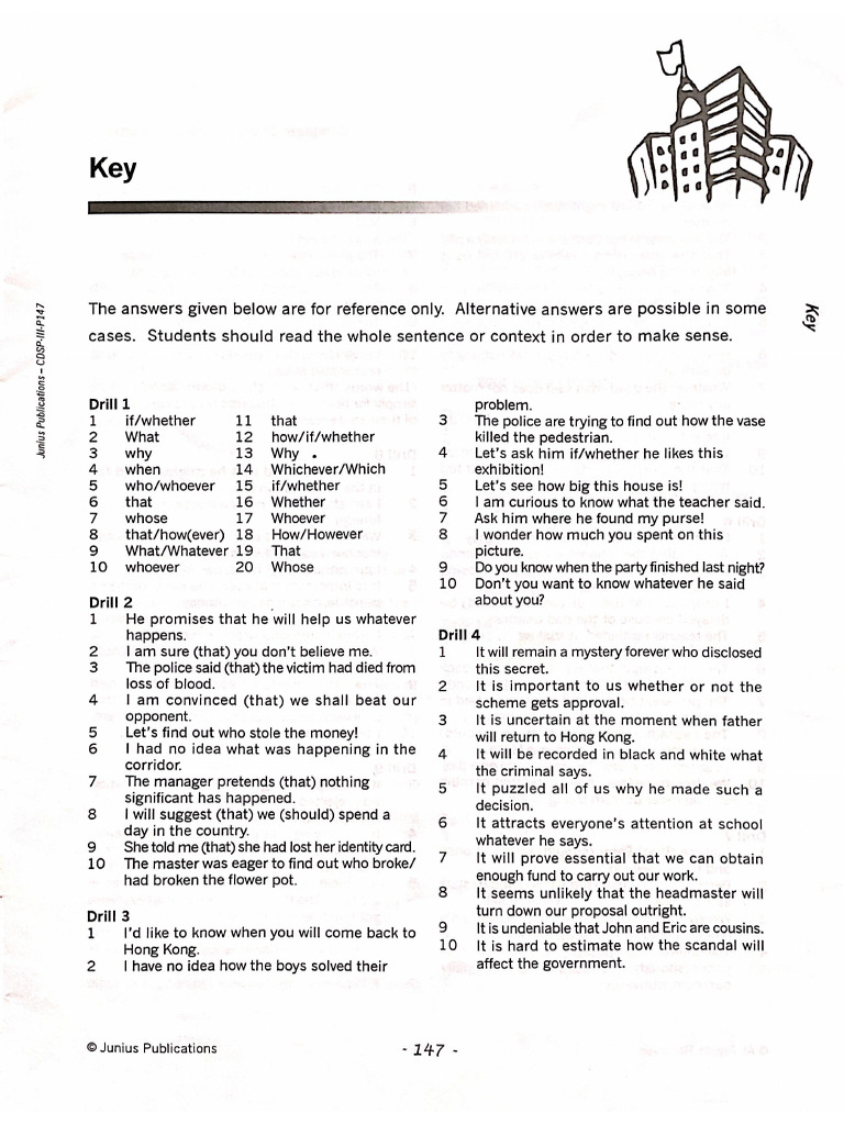 ANS - Sentence Pattern Book 3 | PDF