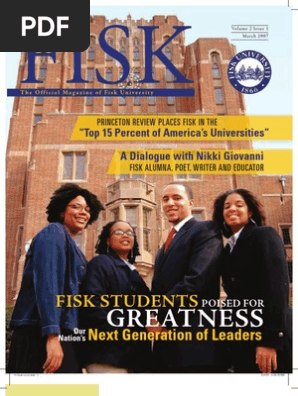 Fisk Mag March 07 International Student Tanzania