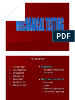 13 Mechanical Testing