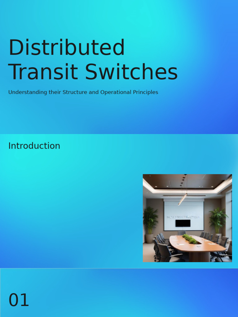Understanding Distributed Transit Switches | PDF | Computer Network ...