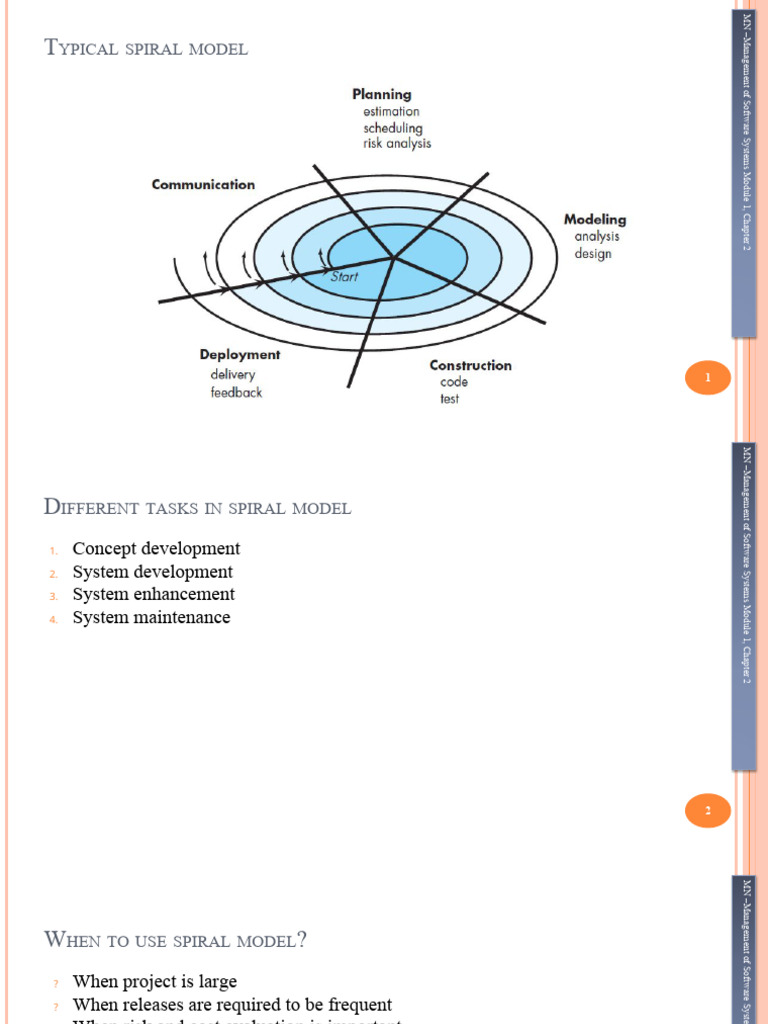 Spiral Model in Software Management | PDF