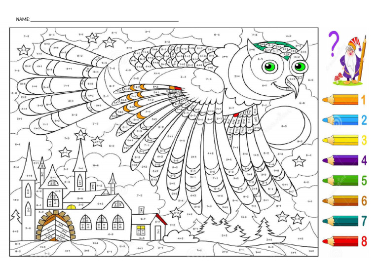 Math Solve Coloring | PDF