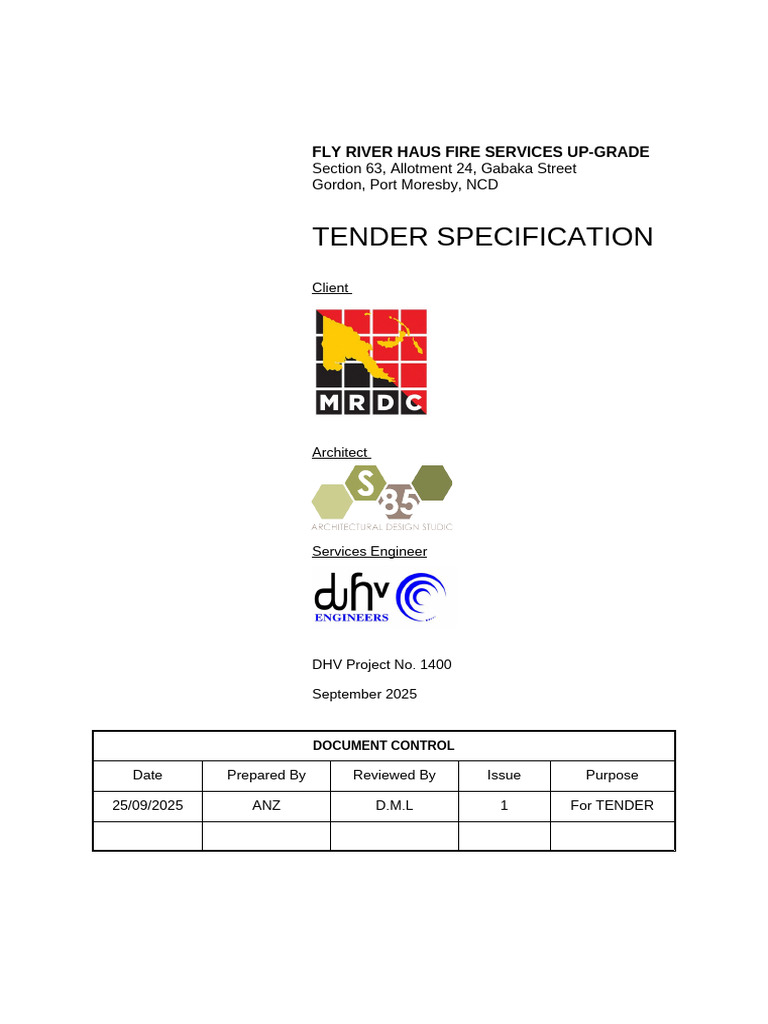 Fire Specs (Tisa) - Rev | PDF | Pipe (Fluid Conveyance) | Electrical Wiring
