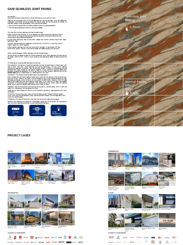 2024 Gani General Catalog 4 Pages | PDF | Tile | Cement