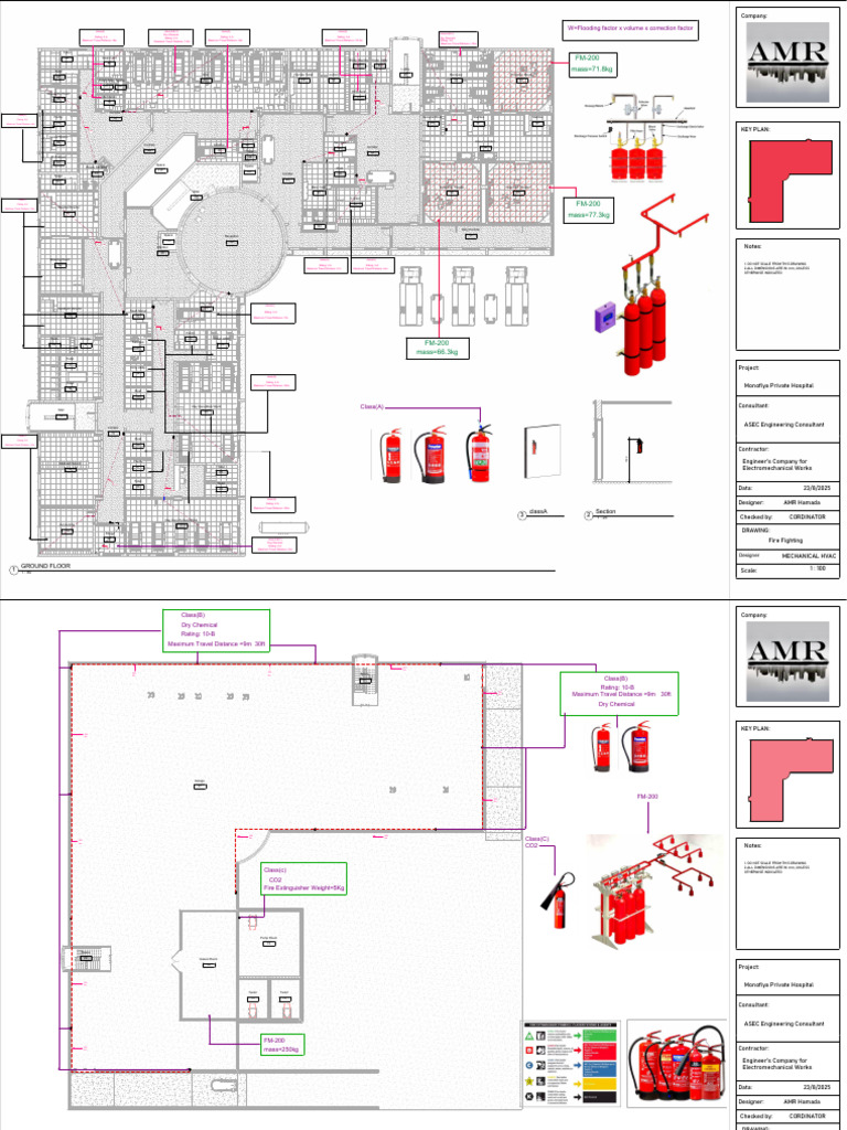 Monofiya Hospital Fire Safety Plan | PDF | Firefighting | Operating Theater