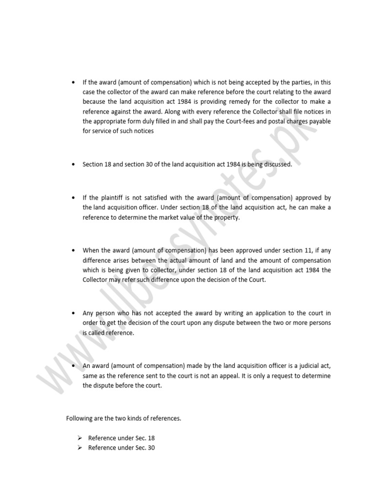 Differences Between Sec. 18 & 30 LA Act | PDF | Justice | Crime & Violence