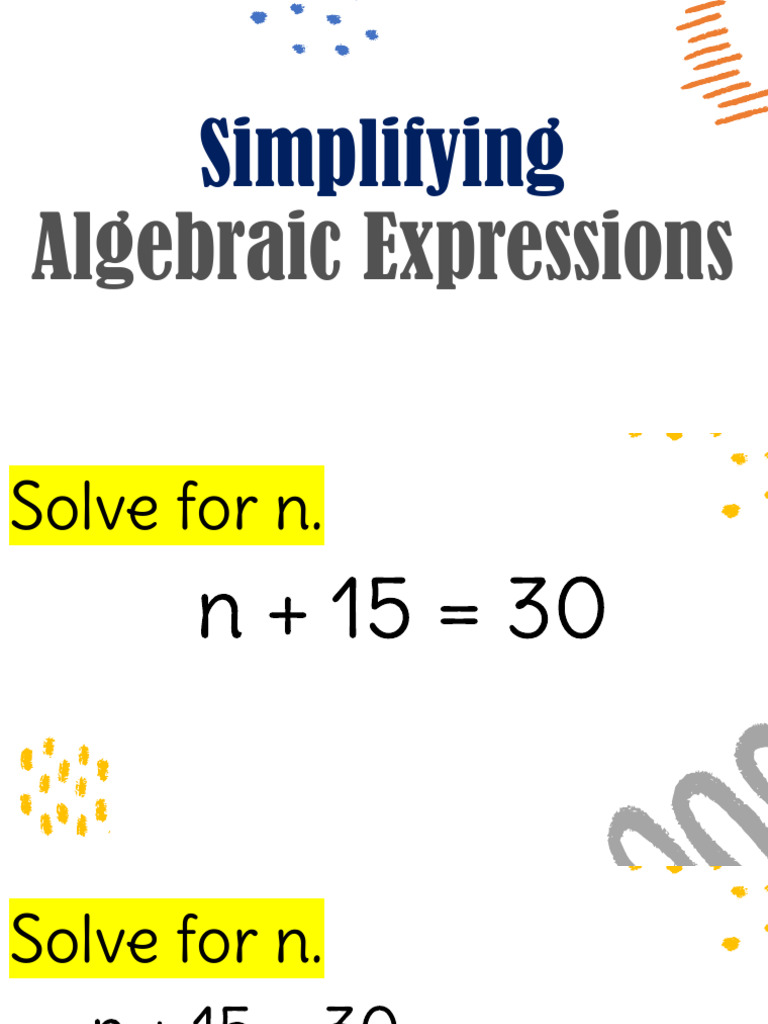 Math 6 - Lesson 2.3 Evaluating Algebraic Expressions | PDF
