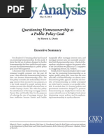 Questioning Homeownership As A Public Policy Goal, Cato Policy Analysis No. 696