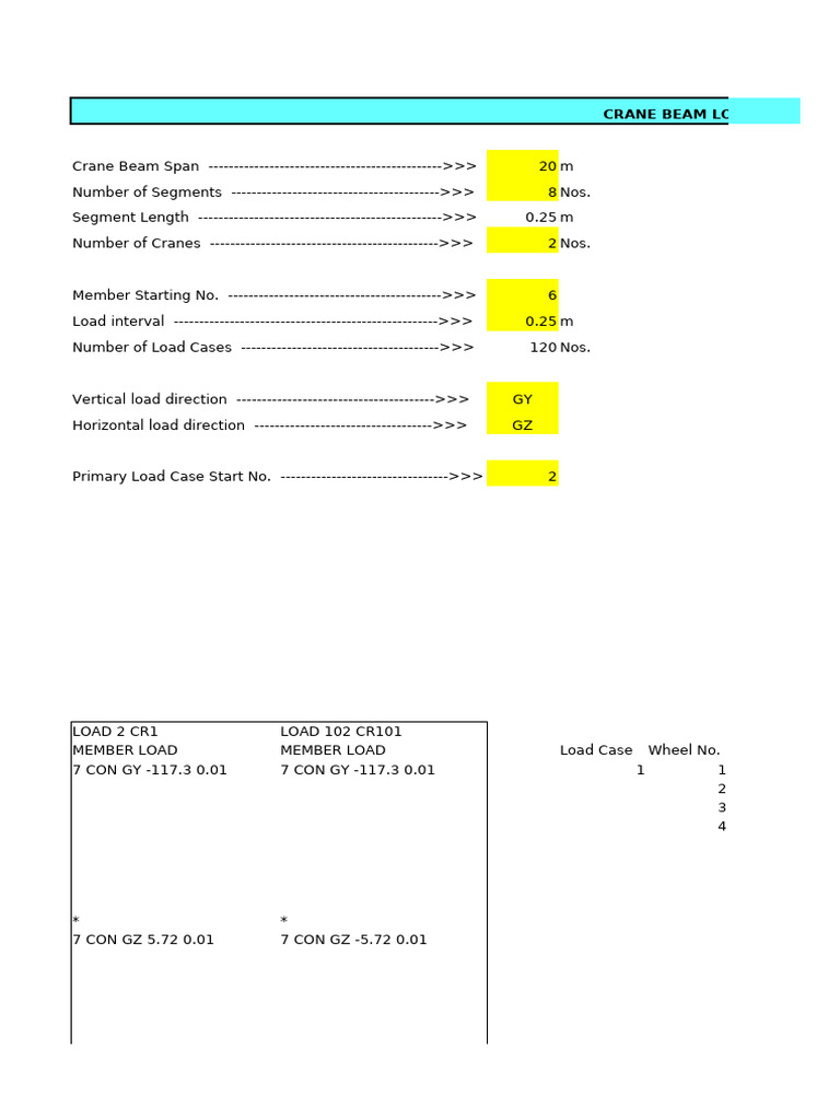 Crane Load Application | PDF | Civil Engineering